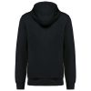 Uniszex  organikus kapucnis vastag pulóver, Kariban KA4009, Black-L