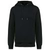 Uniszex  organikus kapucnis vastag pulóver, Kariban KA4009, Black-XS