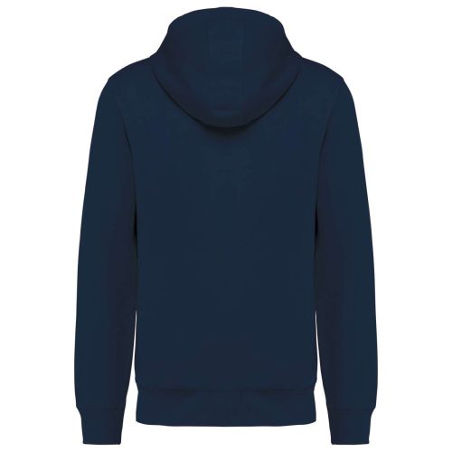 Uniszex  organikus kapucnis vastag pulóver, Kariban KA4009, Navy-XS