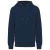 Uniszex  organikus kapucnis vastag pulóver, Kariban KA4009, Navy-XS