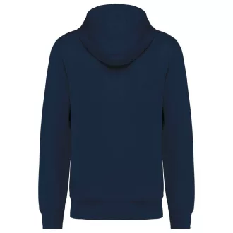   Uniszex  organikus kapucnis vastag pulóver, Kariban KA4009, Navy-XXS