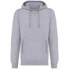 Uniszex  organikus kapucnis vastag pulóver, Kariban KA4009, Oxford Grey-XS