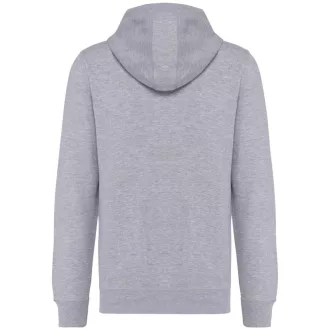   Uniszex  organikus kapucnis vastag pulóver, Kariban KA4009, Oxford Grey-XXS