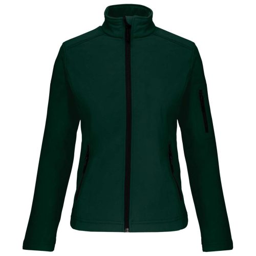 Női 3 rétegű softshell dzseki, Kariban KA400, Bottle Green-2XL