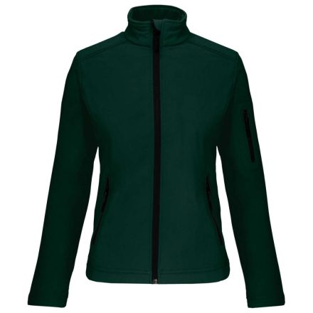 Női 3 rétegű softshell dzseki, Kariban KA400, Bottle Green-XL