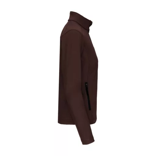 Női 3 rétegű softshell dzseki, Kariban KA400, Chocolate-XL