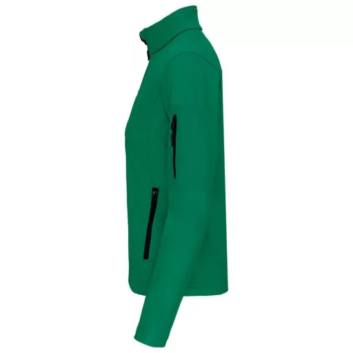 Női 3 rétegű softshell dzseki, Kariban KA400, Kelly Green-2XL