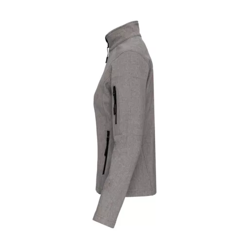 Női 3 rétegű softshell dzseki, Kariban KA400, Marl Grey-3XL