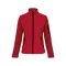 Női 3 rétegű softshell dzseki, Kariban KA400, Red-L