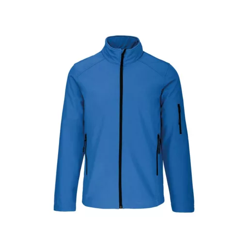 Férfi 3 rétegű softshell dzseki, Kariban KA401, Aqua Blue-3XL