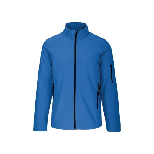 Férfi 3 rétegű softshell dzseki, Kariban KA401, Aqua Blue-S