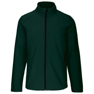   Férfi 3 rétegű softshell dzseki, Kariban KA401, Bottle Green-S