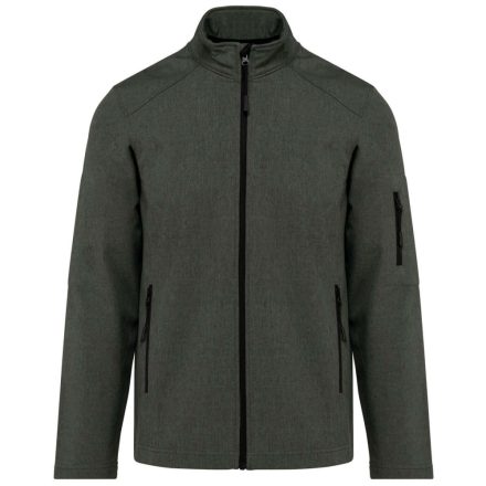 Férfi 3 rétegű softshell dzseki, Kariban KA401, Marl Green-M