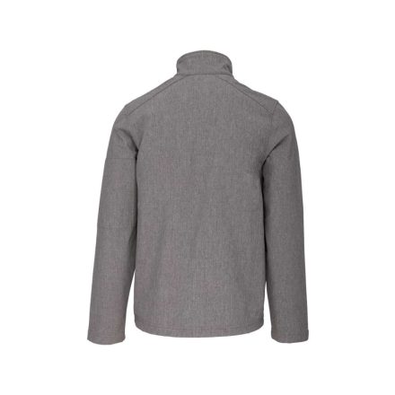 Férfi 3 rétegű softshell dzseki, Kariban KA401, Marl Grey-L
