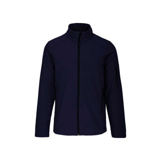 Férfi 3 rétegű softshell dzseki, Kariban KA401, Navy-3XL