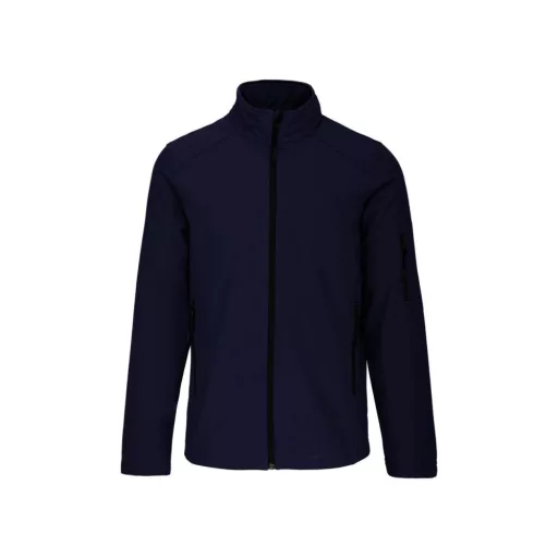Férfi 3 rétegű softshell dzseki, Kariban KA401, Navy-S