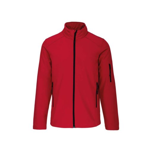 Férfi 3 rétegű softshell dzseki, Kariban KA401, Red-L