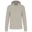 Férfi organikus kapucnis pulóver, Kariban KA4027, Clay-L