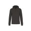 Férfi organikus kapucnis pulóver, Kariban KA4027, Dark Grey-S