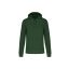 Férfi organikus kapucnis pulóver, Kariban KA4027, Forest Green-5XL