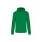 Férfi organikus kapucnis pulóver, Kariban KA4027, Kelly Green-2XL