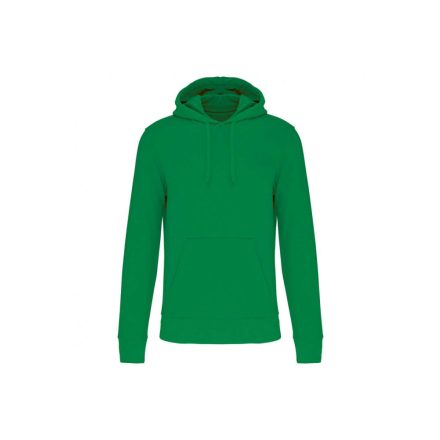 Férfi organikus kapucnis pulóver, Kariban KA4027, Kelly Green-XL