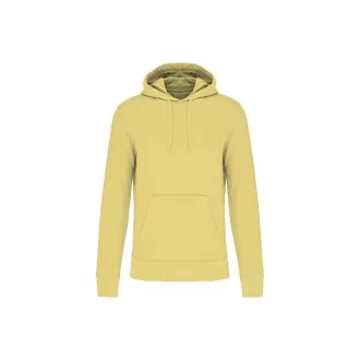   Férfi organikus kapucnis pulóver, Kariban KA4027, Lemon Yellow-S