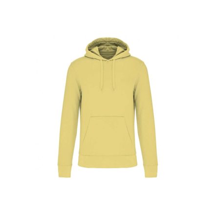 Férfi organikus kapucnis pulóver, Kariban KA4027, Lemon Yellow-XL