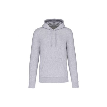 Férfi organikus kapucnis pulóver, Kariban KA4027, Oxford Grey-L