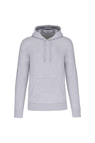 Férfi organikus kapucnis pulóver, Kariban KA4027, Oxford Grey-S