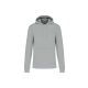 Férfi organikus kapucnis pulóver, Kariban KA4027, Snow Grey-4XL