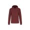 Férfi organikus kapucnis pulóver, Kariban KA4027, Wine-2XL