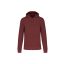 Férfi organikus kapucnis pulóver, Kariban KA4027, Wine-2XL