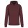 Férfi organikus kapucnis pulóver, Kariban KA4027, Wine Heather-S