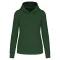 Női organikus kapucnis pulóver, Kariban KA4028, Forest Green-M