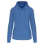 Női organikus kapucnis pulóver, Kariban KA4028, Light Royal Blue-S
