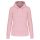 Női organikus kapucnis pulóver, Kariban KA4028, Pale Pink-2XL