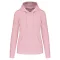 Női organikus kapucnis pulóver, Kariban KA4028, Pale Pink-2XL