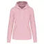 Női organikus kapucnis pulóver, Kariban KA4028, Pale Pink-2XL