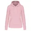 Női organikus kapucnis pulóver, Kariban KA4028, Pale Pink-L