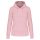 Női organikus kapucnis pulóver, Kariban KA4028, Pale Pink-XS