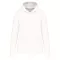 Női organikus kapucnis pulóver, Kariban KA4028, White-XL
