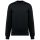 Uniszex laza szabású organikus környakas pulóver, Kariban KA4032, Black-XS