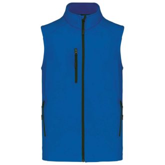   Férfi 3 rétegű softshell mellény, Kariban KA403, Aqua Blue-2XL