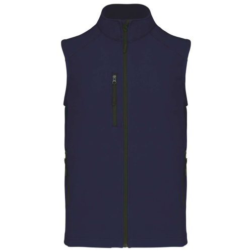 Férfi 3 rétegű softshell mellény, Kariban KA403, Navy-S