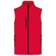 Férfi 3 rétegű softshell mellény, Kariban KA403, Red-S