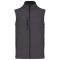 Férfi 3 rétegű softshell mellény, Kariban KA403, Titanium-4XL