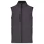 Férfi 3 rétegű softshell mellény, Kariban KA403, Titanium-S