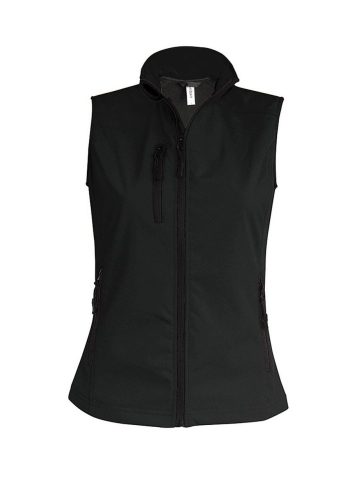 Női softshell mellény, Kariban KA404, Black-2XL