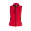 Női softshell mellény, Kariban KA404, Red-XL